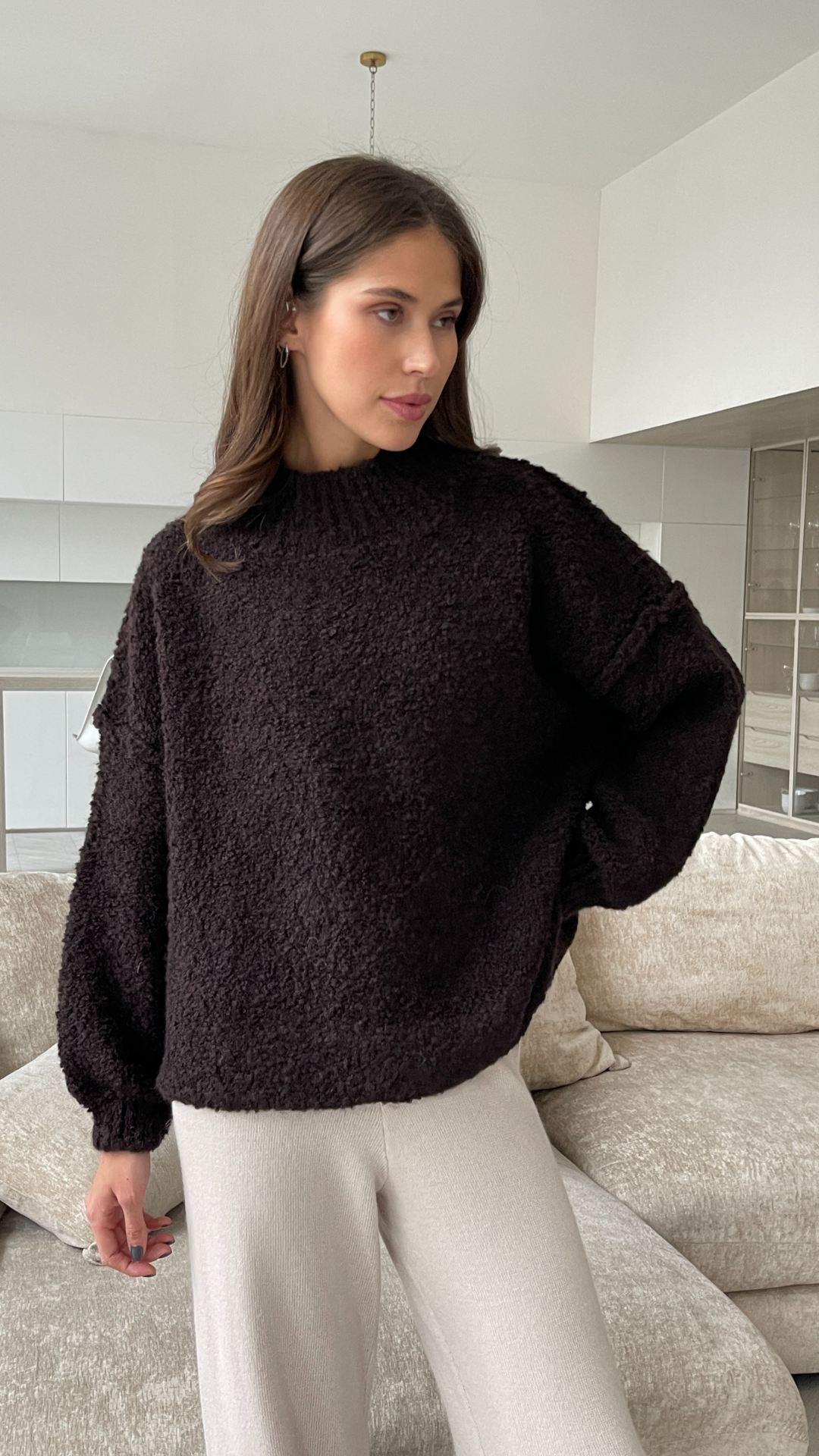 Jessica Sweater - Chocolate