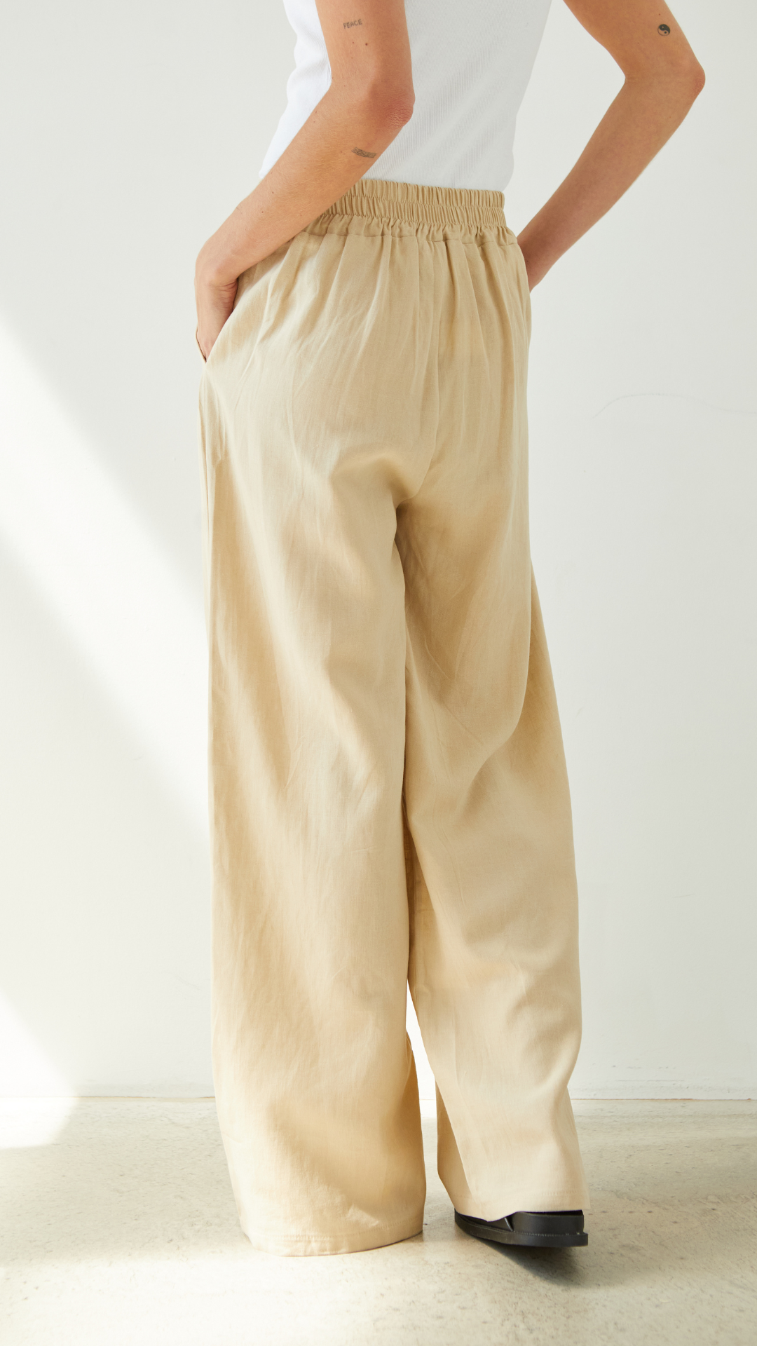 Alexis Linen Trousers - Sand