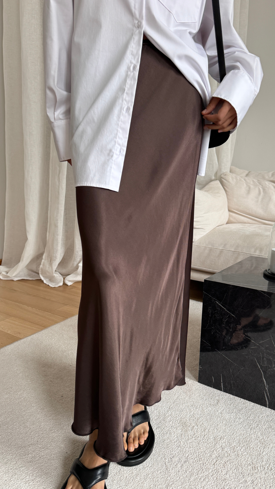 Sasha Skirt - Dark Espresso