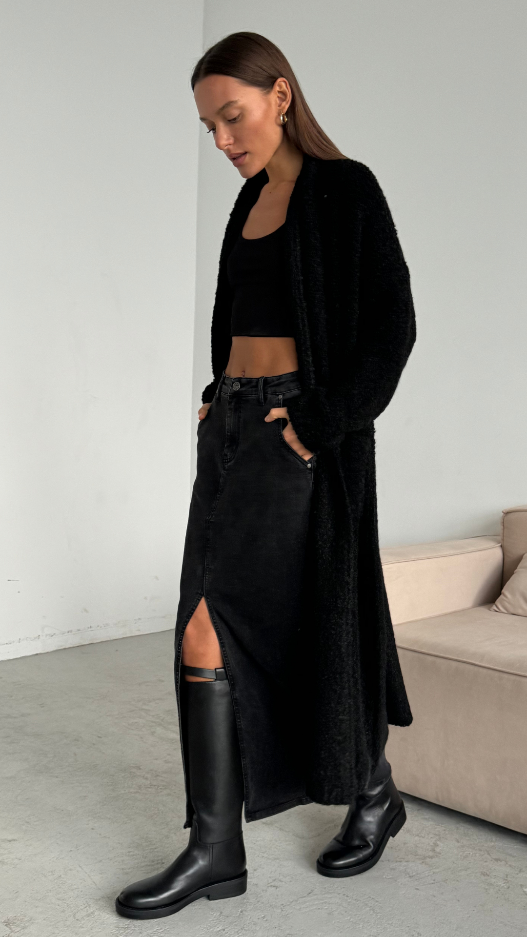 Lyra Cardigan - Black