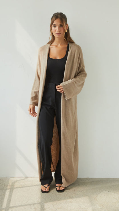 Sierra Long Cardigan - Dove Grey