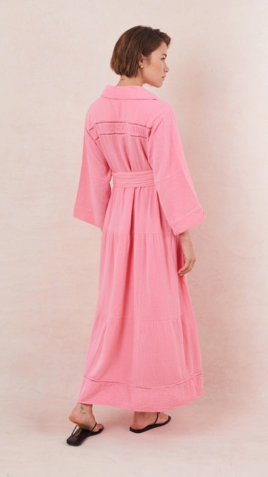 Marika Shirt Dress - Petunia