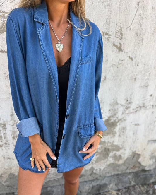 Amy | Casual Denim Blazer