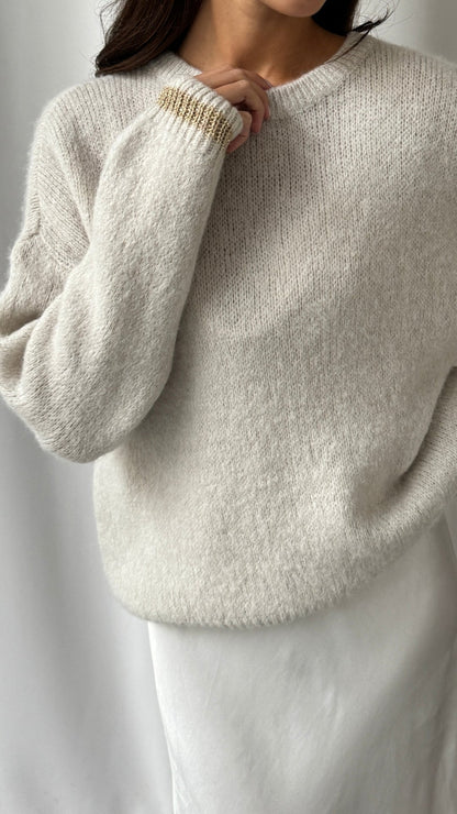 Noelle Sweater - Taupe