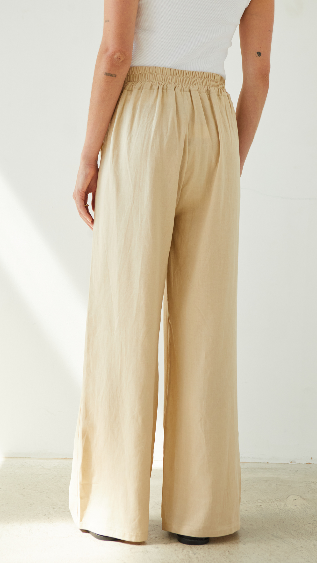 Alexis Linen Trousers - Sand