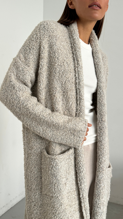 Lyra Cardigan - Beige Melange