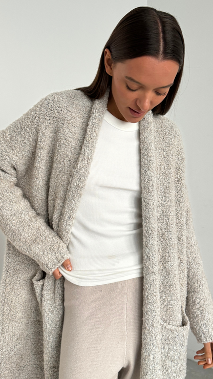 Lyra Cardigan - Beige Melange