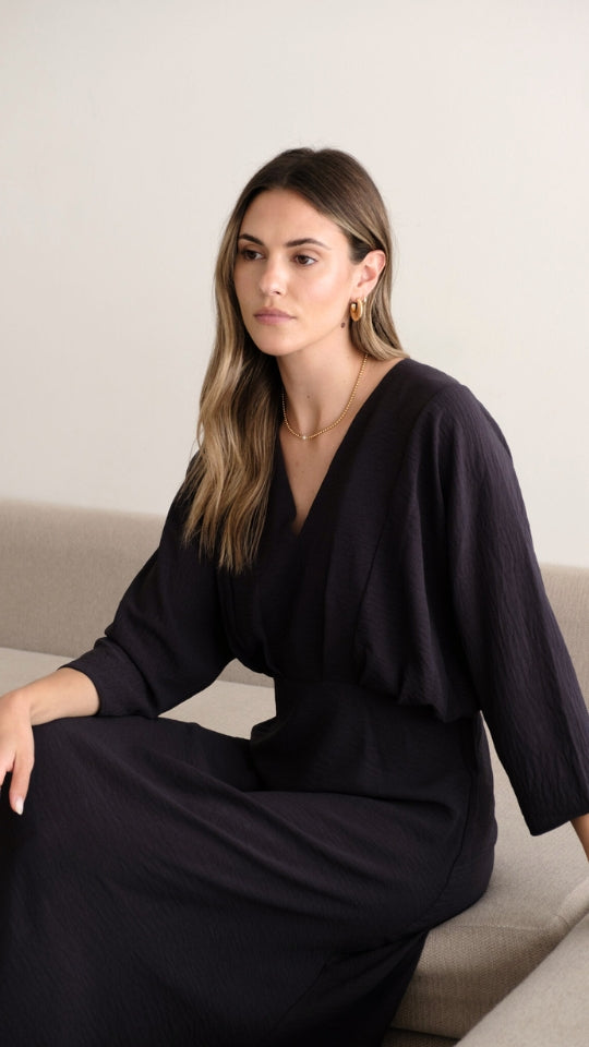 Evelyn Dress - Slate