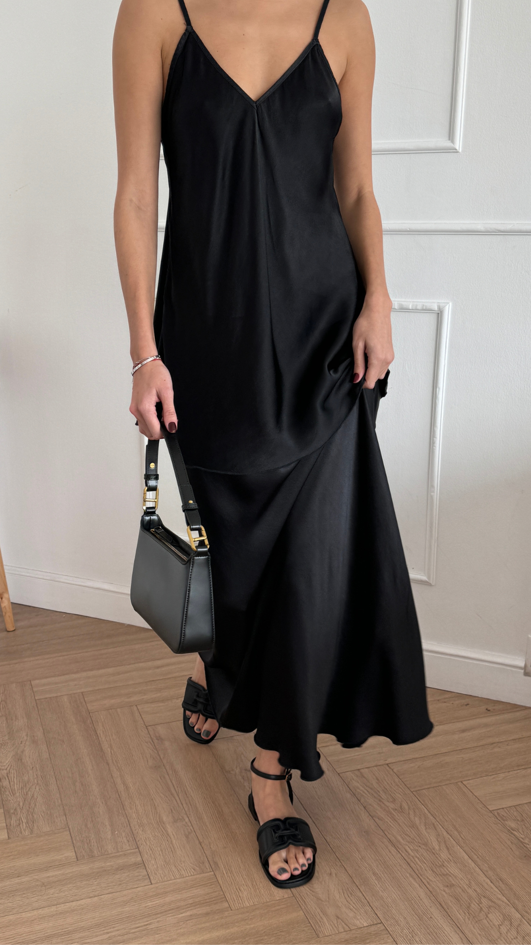 Sasha Satin Set - Black