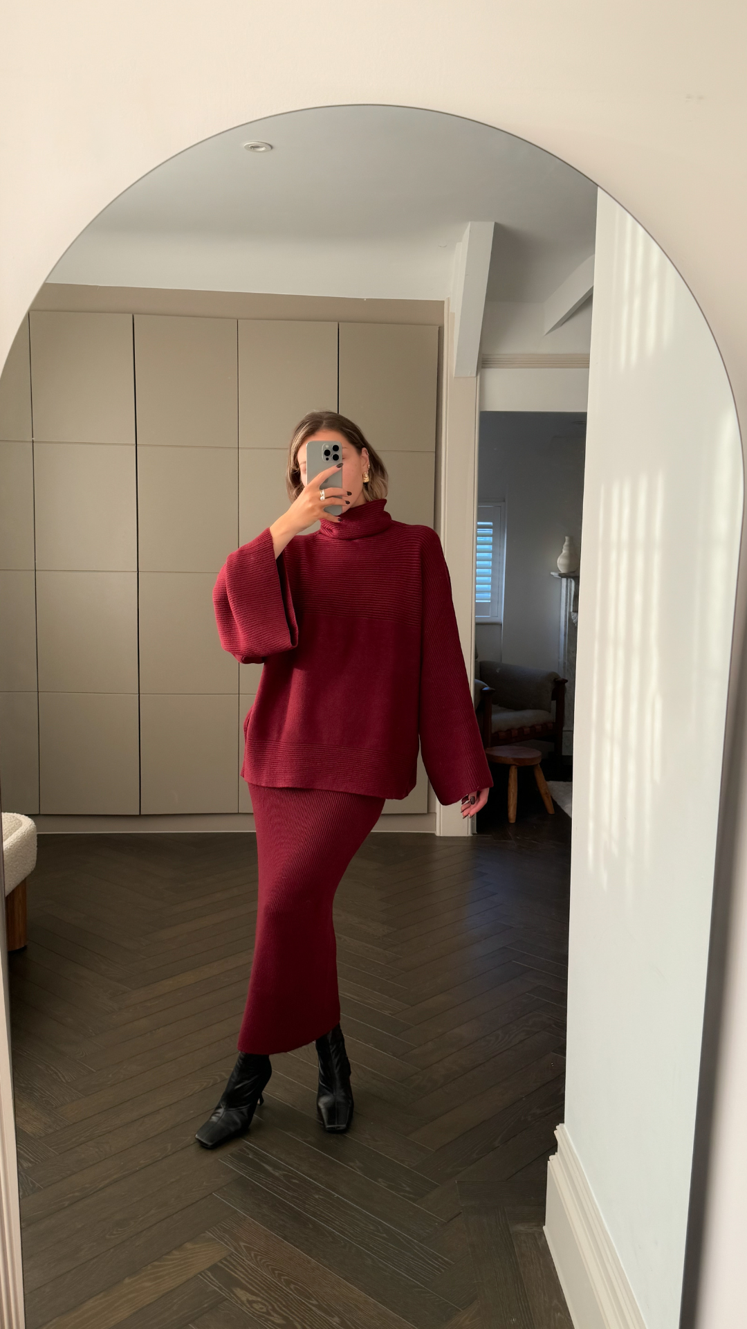 Amelie Sweater - Dark Cherry