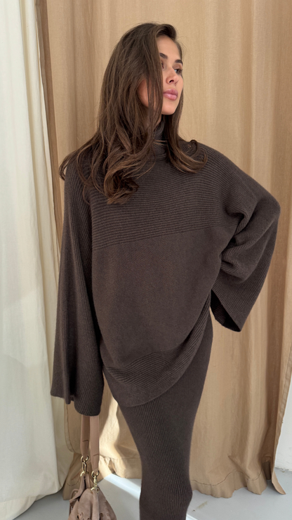 Amelie Sweater - Dark Espresso