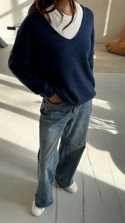 Hailey Sweater - Navy