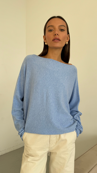 Poppy Sweater - Sky