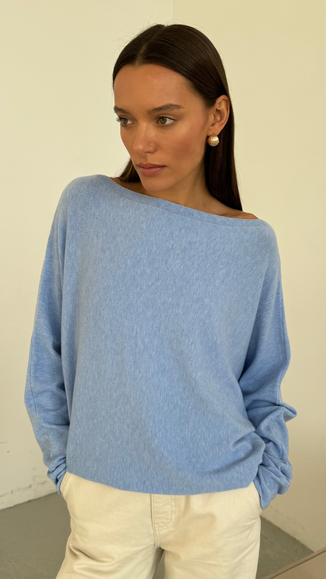 Poppy Sweater - Sky