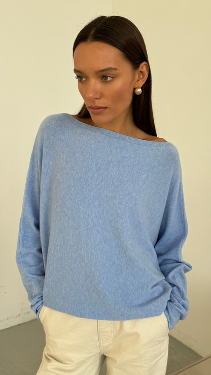 Poppy Sweater - Sky