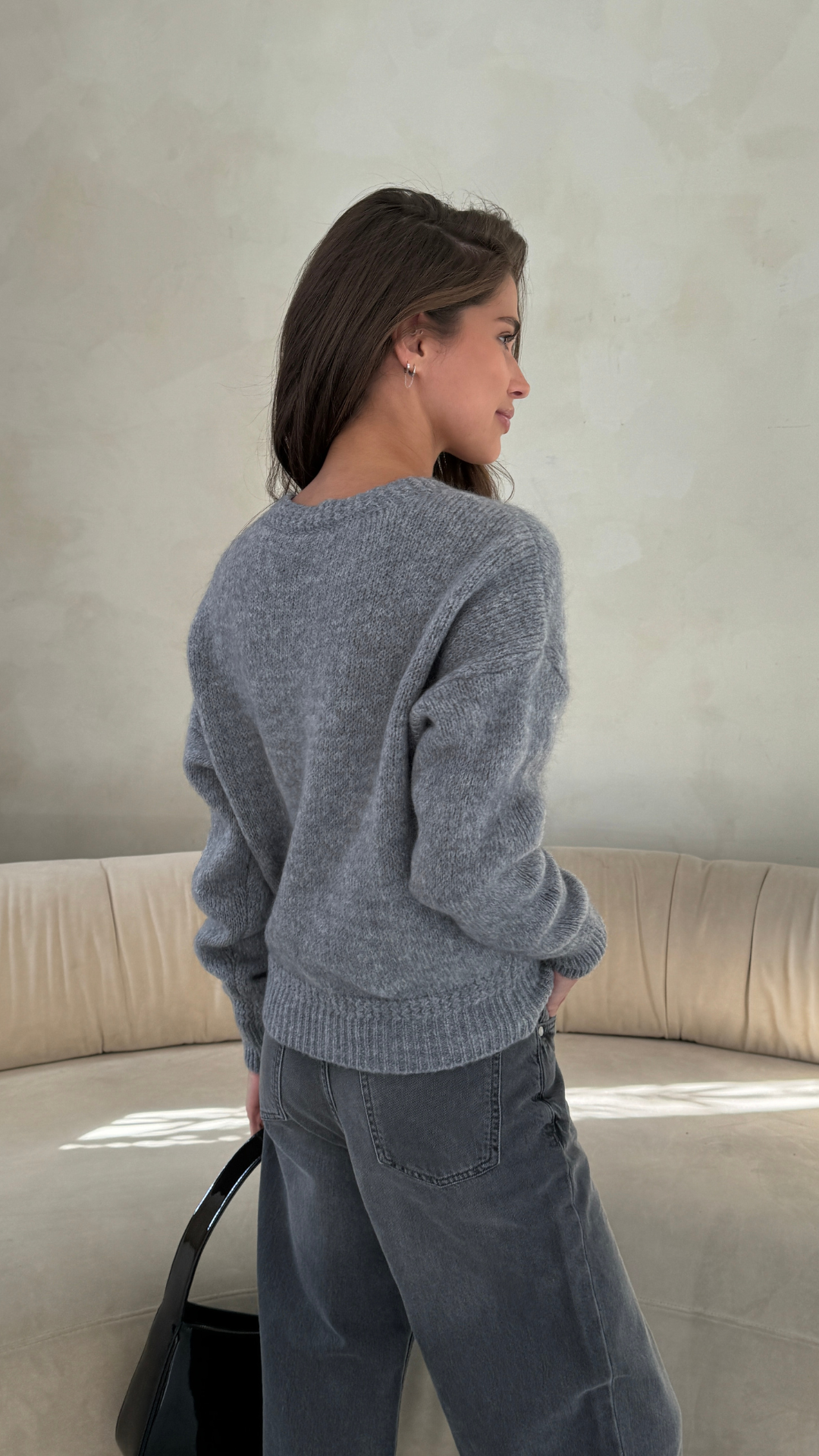 Reyna Cardigan - Dark Grey