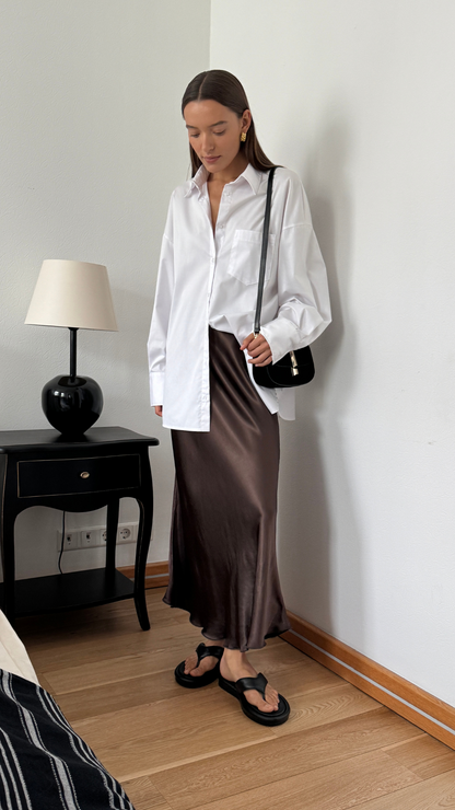 Sasha Skirt - Dark Espresso