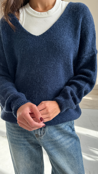 Hailey Sweater - Navy