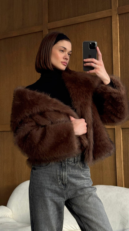 Rihanne Coat - Dark Chocolate