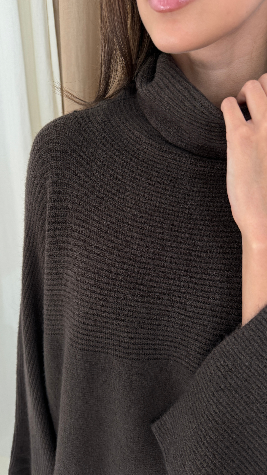 Amelie Sweater - Dark Espresso