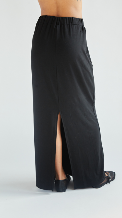 Aria Jersey Skirt - Black