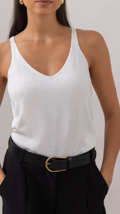 Kora Knitted Twin Set - Ivory