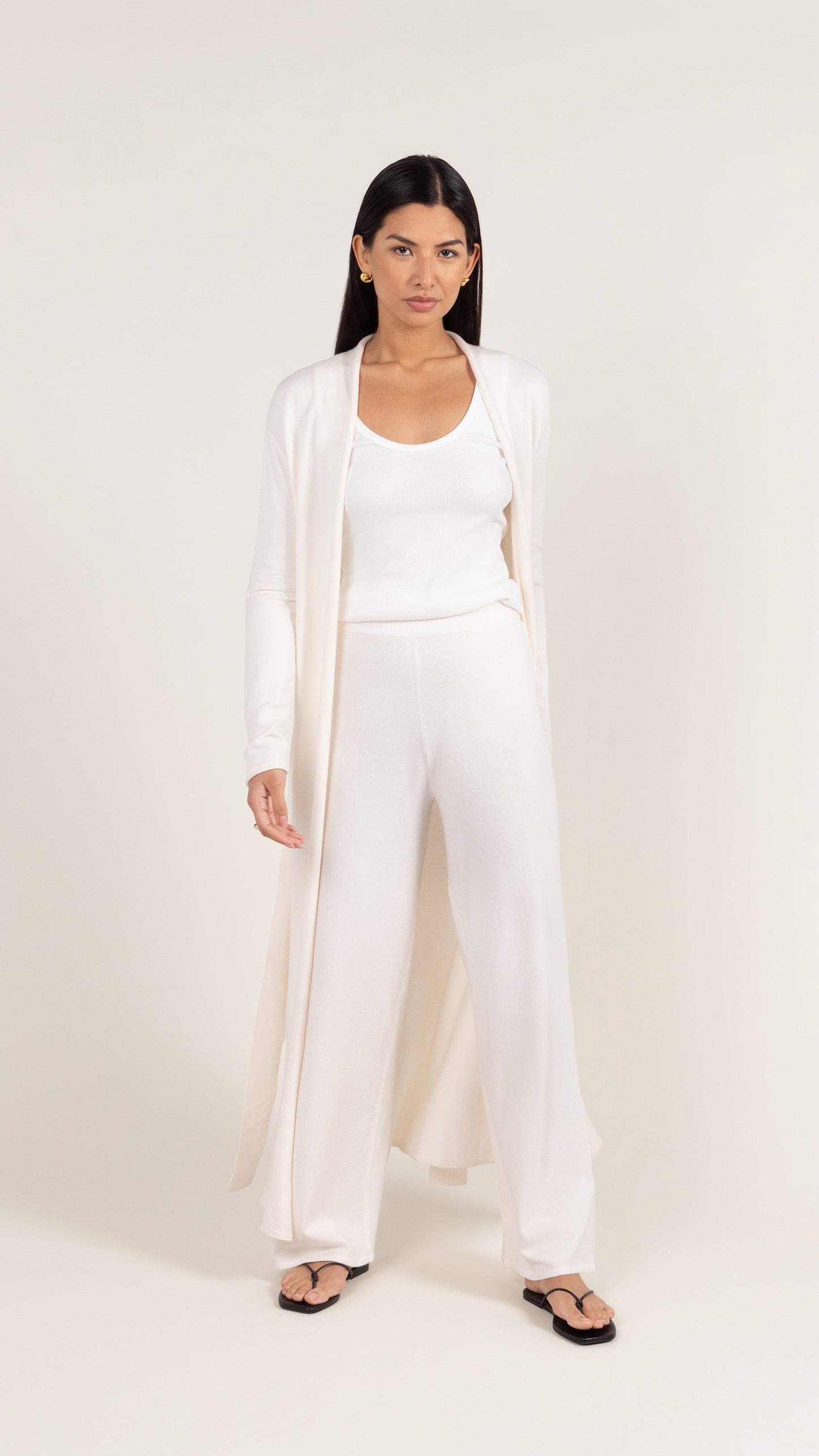 Sofia Knit Trousers - Ivory