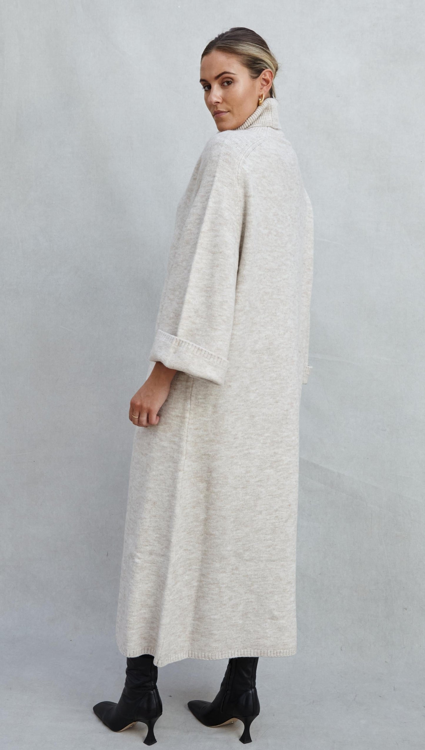 Vivienne Sweater Dress - Sand