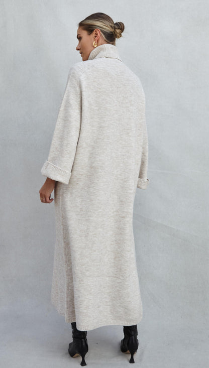 Vivienne Sweater Dress - Sand