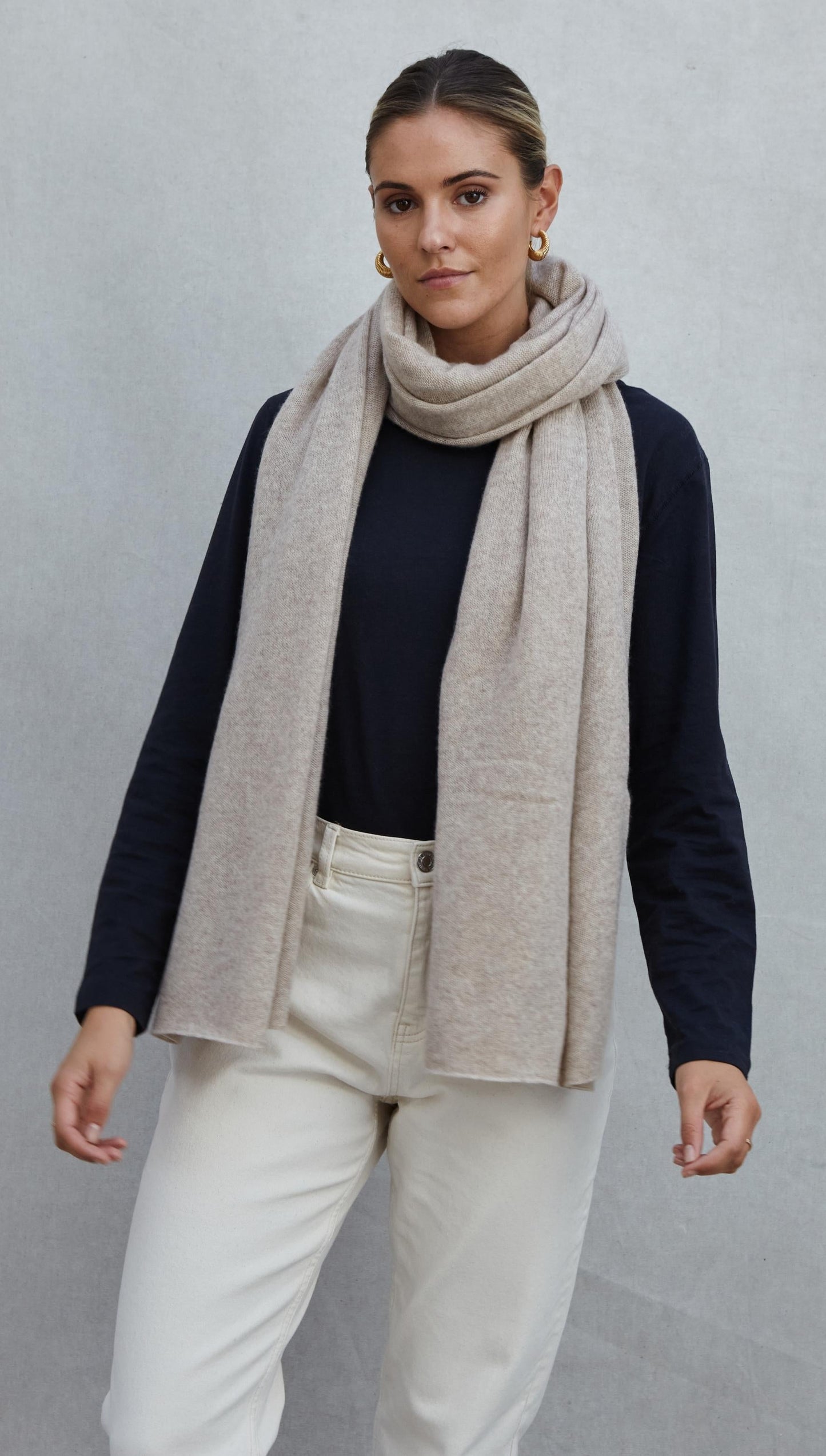 Cashmere Travel Wrap - Oatmeal