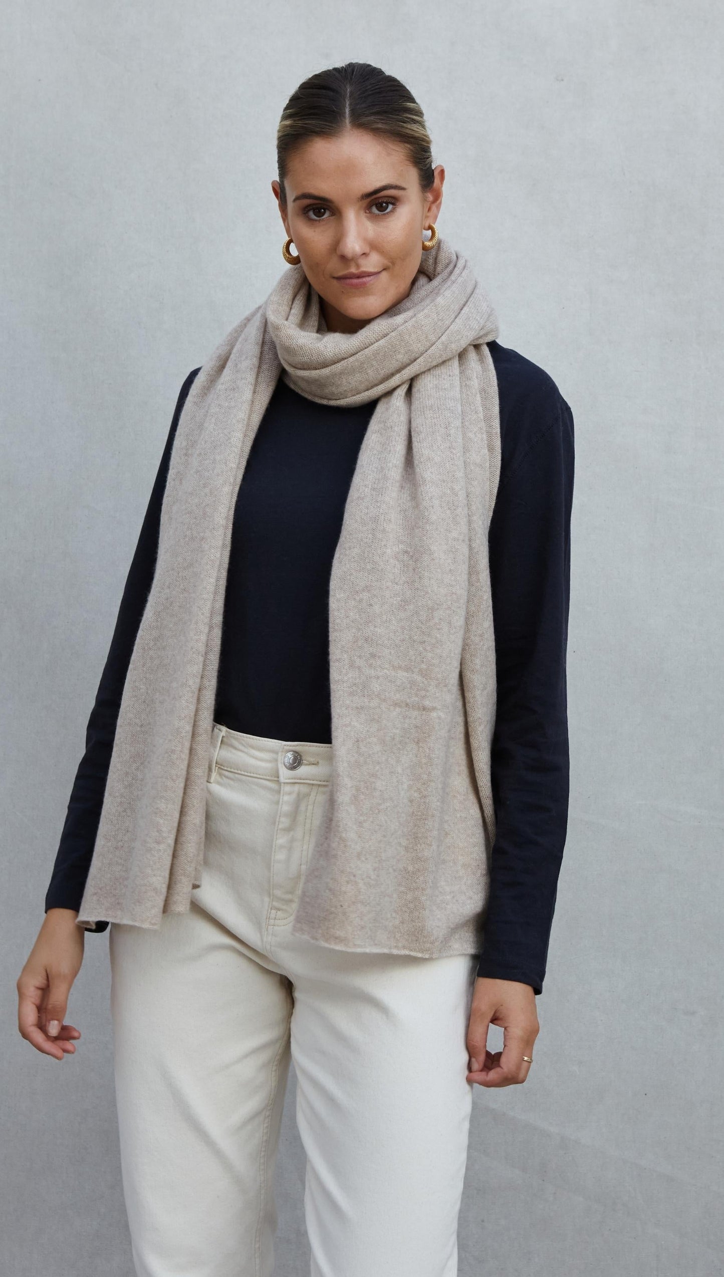 Cashmere Travel Wrap - Oatmeal