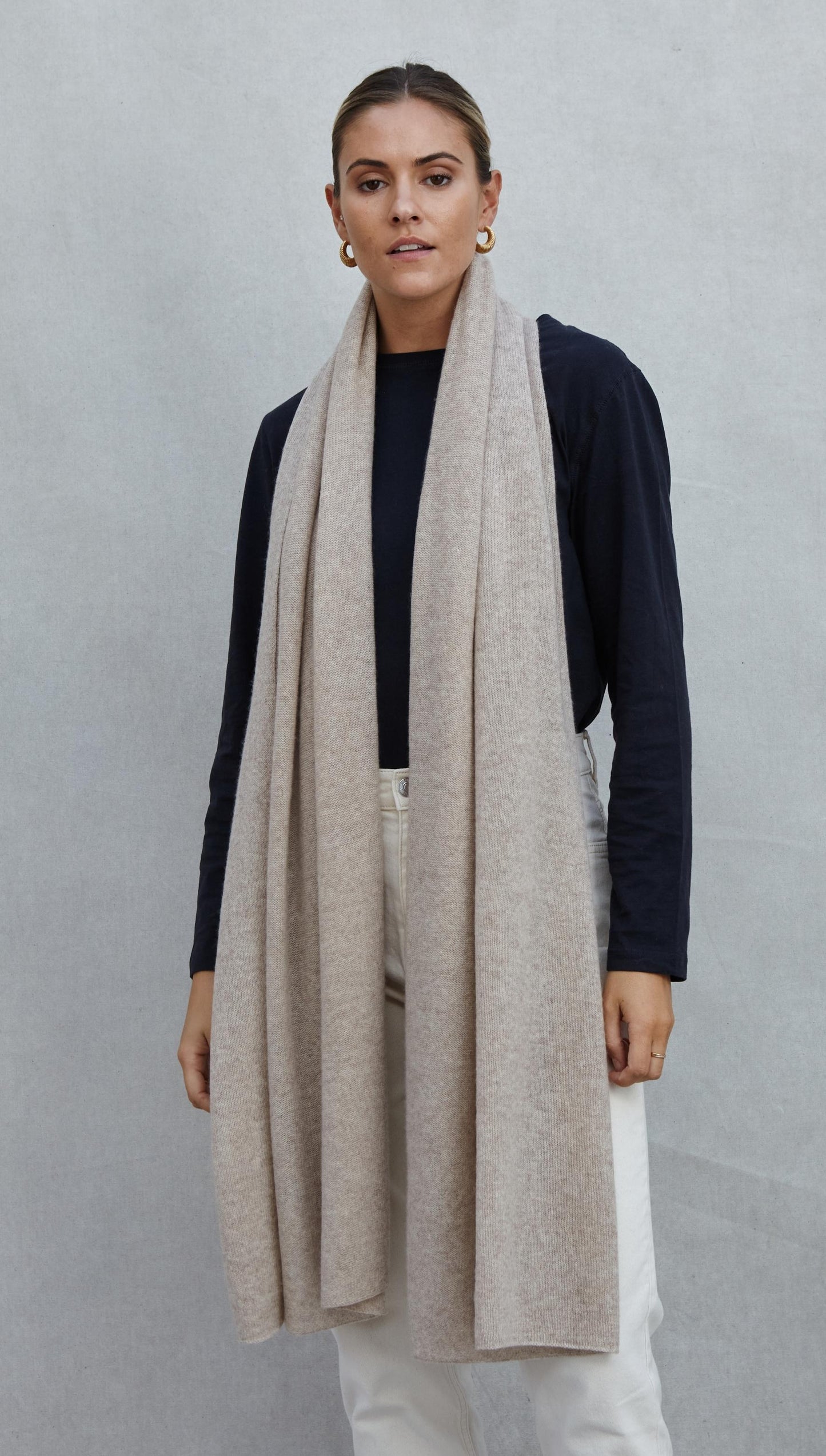 Cashmere Travel Wrap - Oatmeal