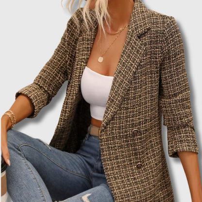 Sabine - Women's Chic Tweed Blazer Limited Edition