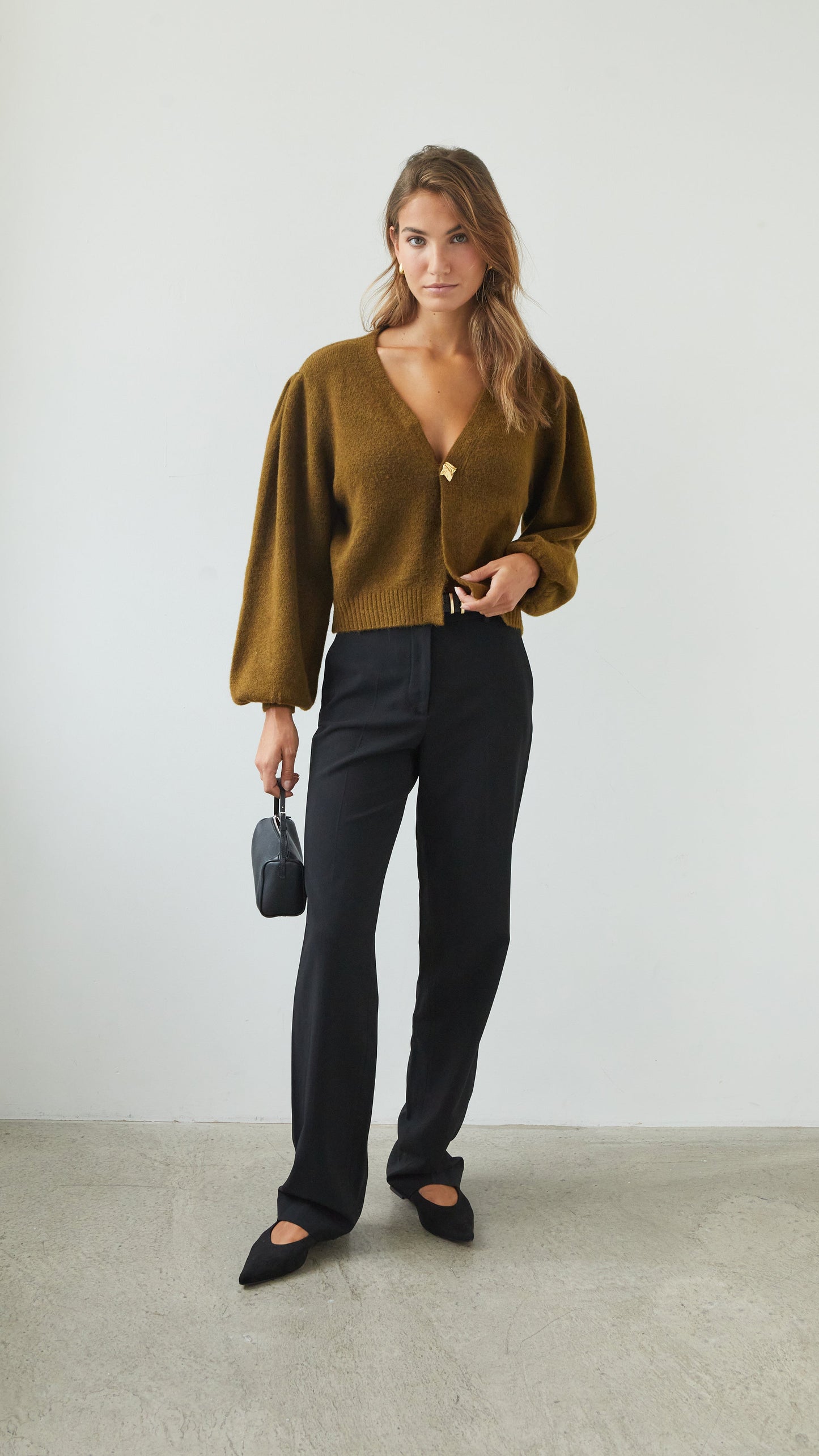 Hollie Cardigan - Khaki