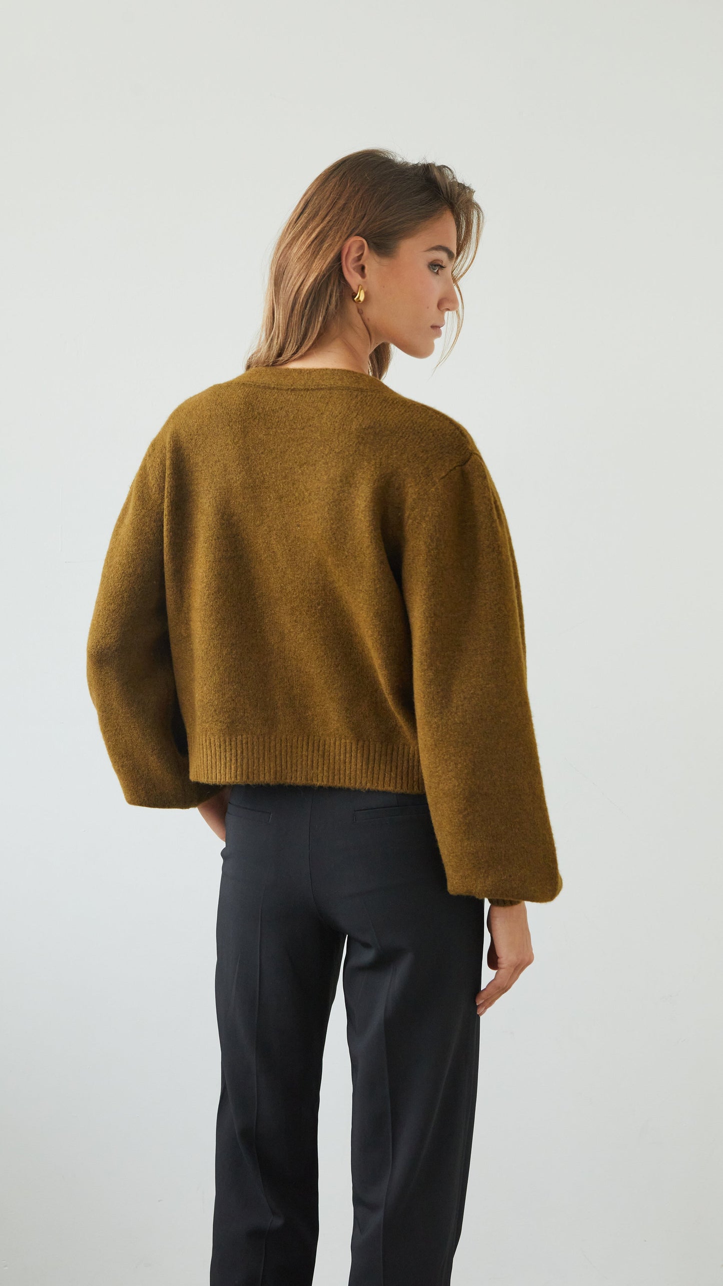 Hollie Cardigan - Khaki