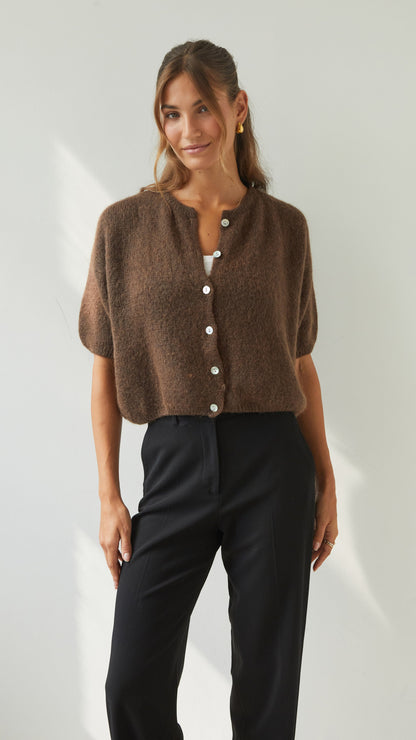 Emme Cardigan - Espresso