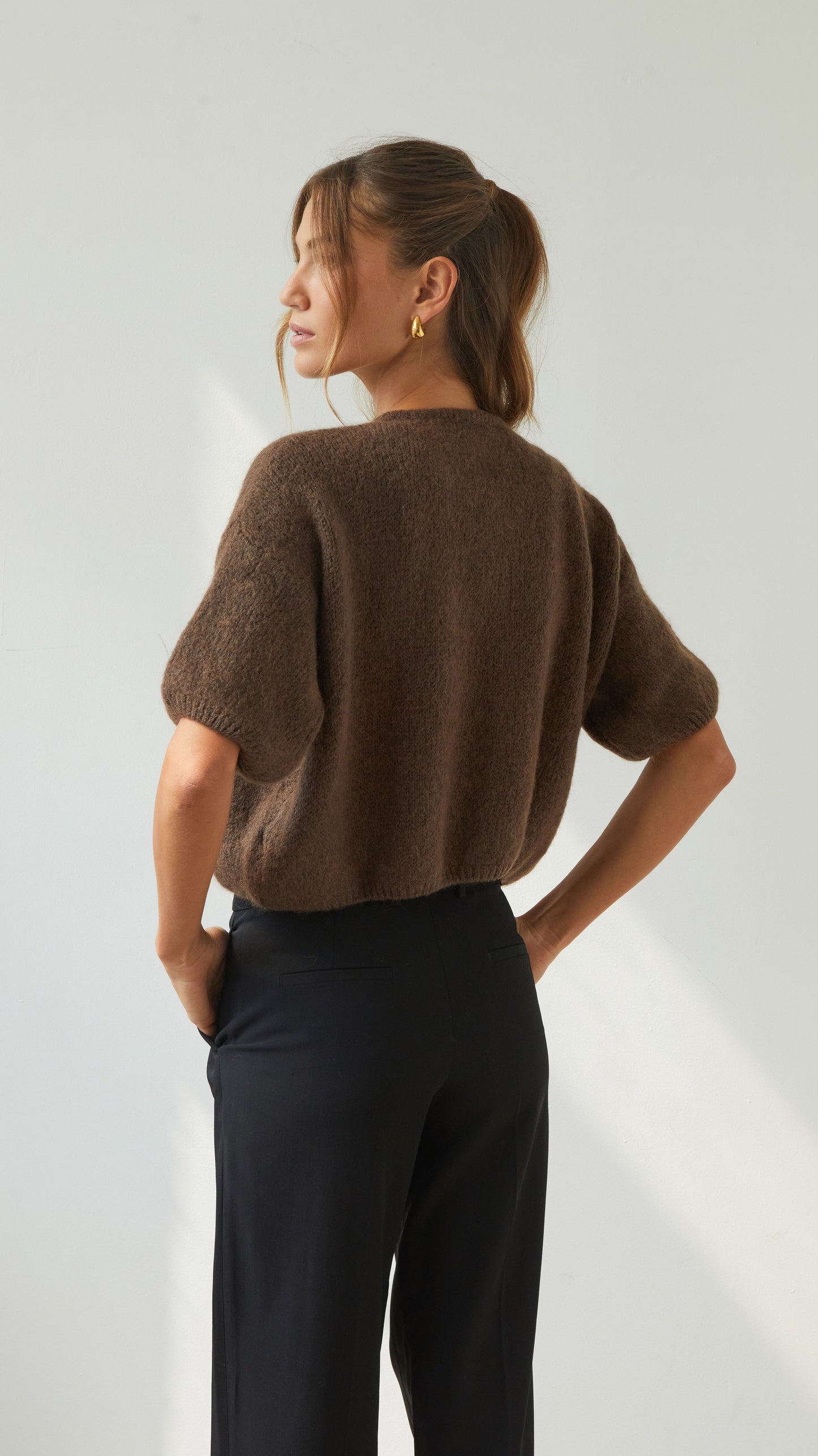 Emme Cardigan - Espresso