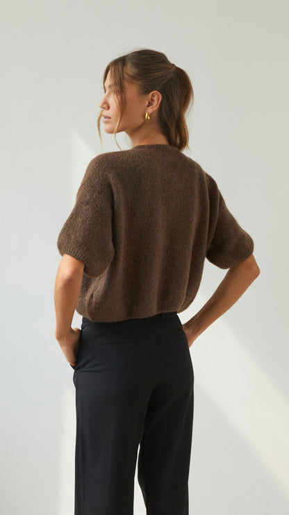 Emme Cardigan - Espresso