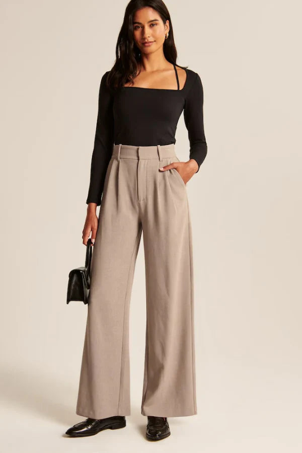 Lucia Sand Tailored Pants